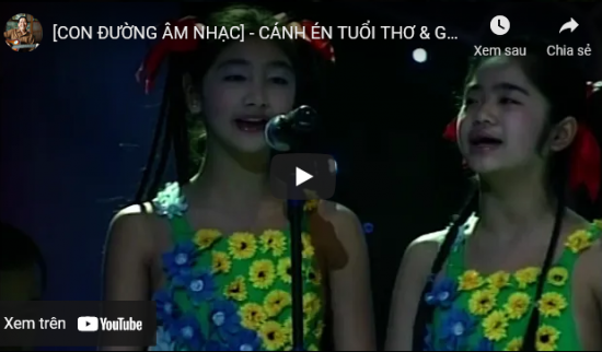 [CON ĐƯỜNG ÂM NHẠC] - CÁNH ÉN TUỔI THƠ & GẶP NHAU DƯỚI TRỜI THU HÀ NỘI & THÀNH PHỐ MƯỜI MÙA HOA