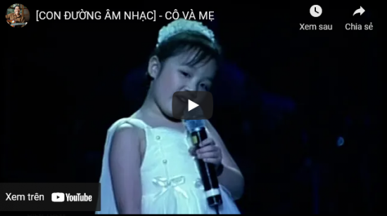 [CON ĐƯỜNG ÂM NHẠC] - CÔ VÀ MẸ