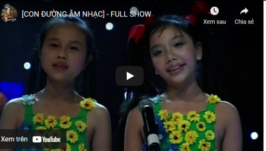 [CON ĐƯỜNG ÂM NHẠC] - FULL SHOW